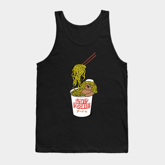 Poodle Cup Tank Top by huebucket